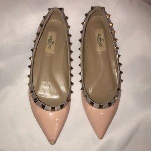 Valentino Rockstud Flats Sz. EU 38 BEAUTIFUL!!